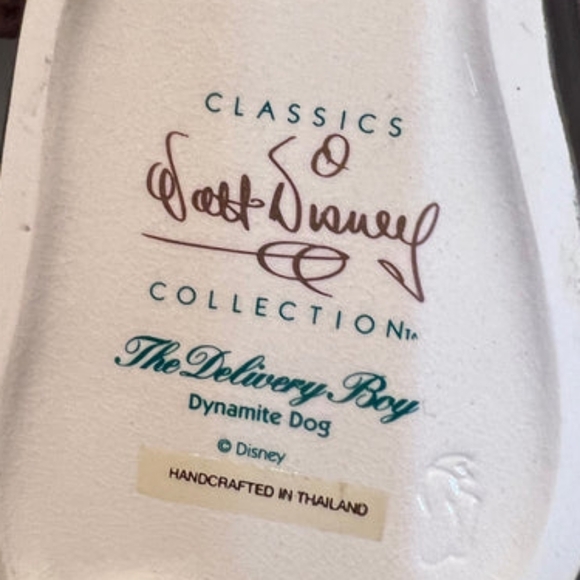 WDCC Dynamite Dog The Delivery Boy 1931 Pluto Movie Walt Disney Classics - Picture 5 of 5